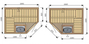 Produkt: Domácí finská sauna Basic line S2015r (2)