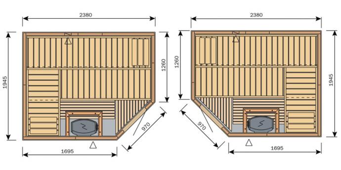 Produkt: Domácí finská sauna Variant S2522L (2)