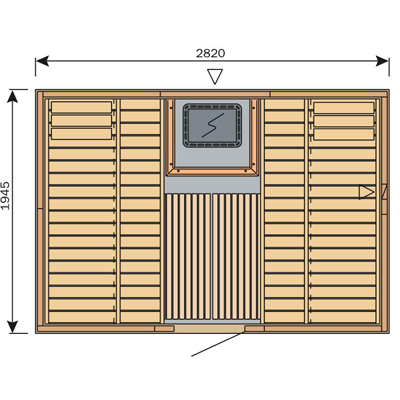 Produkt: Domácí finská sauna Variant S3020H (2)