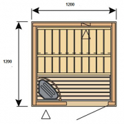 Produkt: Variant s1212 - domácí finská sauna (2)