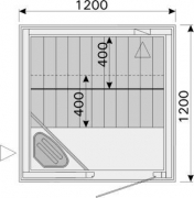 Produkt: Domácí finská sauna basic line S1212 (2)