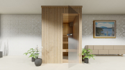 Produkt: Top Class Eko domácí sauna na míru severský smrk 150 x 150 cm (2)