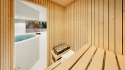 Produkt: Top Class Eko domácí sauna na míru severský smrk 150 x 150 cm (5)