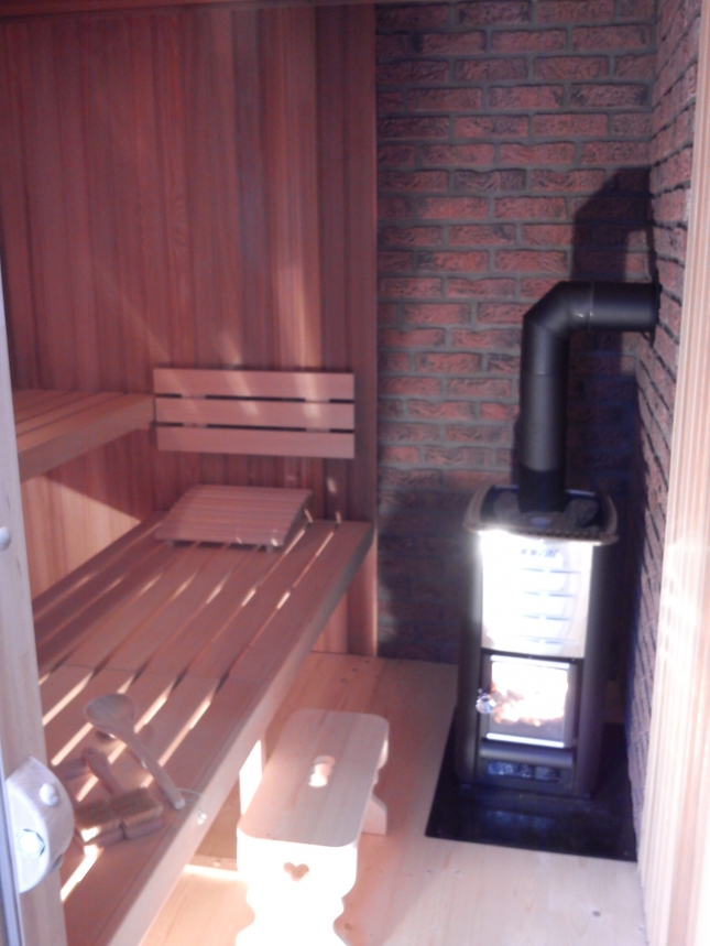 finská sauna na klíč