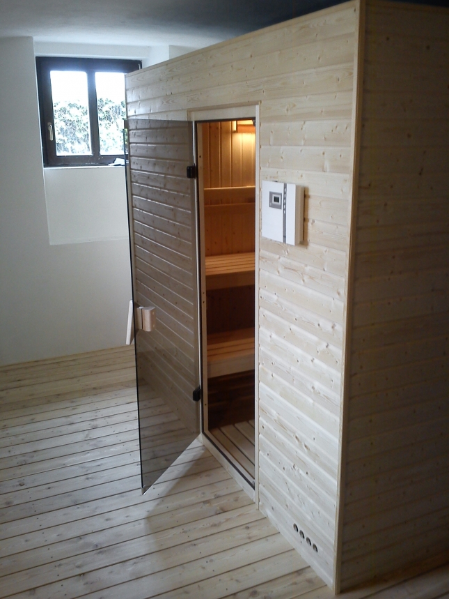 finská sauna na klíč včetně podlahy